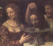 LUINI, Bernardino The Executioner Presents John the Baptist's Head to Herod (nn03) oil on canvas